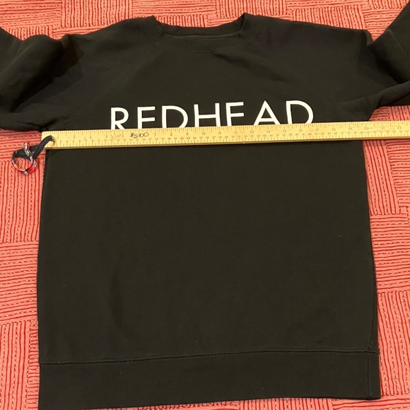 Brunette The Label Black Crewneck Sweater oversized size Small /  XS - Picture 3 of 11